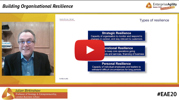 Building Organisational Resilience - Julian Birkinshaw